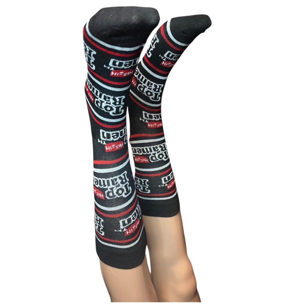 Top Ramen Noodles Soup Novelty Socks NWT - Picture 9 of 9